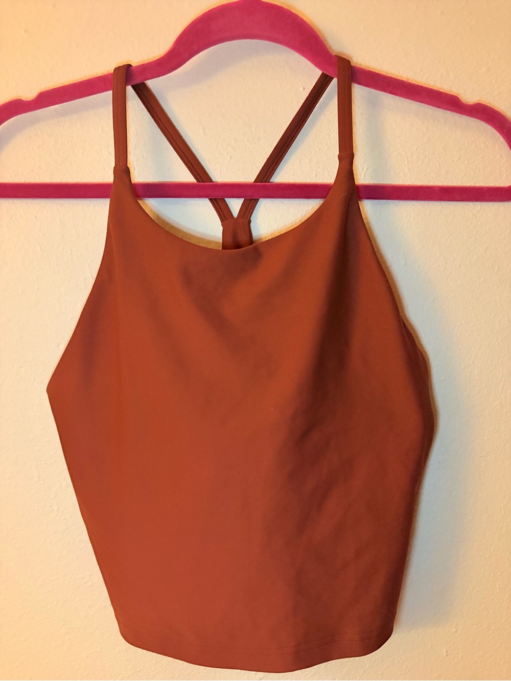 Old Navy Rust Halter Crop Camisole